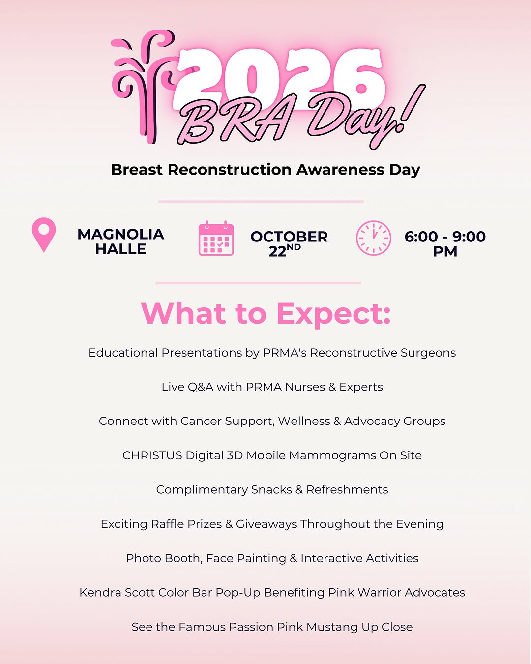 Instagram post by Dr. Peter R. Ledoux: We’re excited to celebrate Breast Reconstruction Awareness Day 2026 with our community! 💗 RSVP now for an inspiring evening of education, e…
