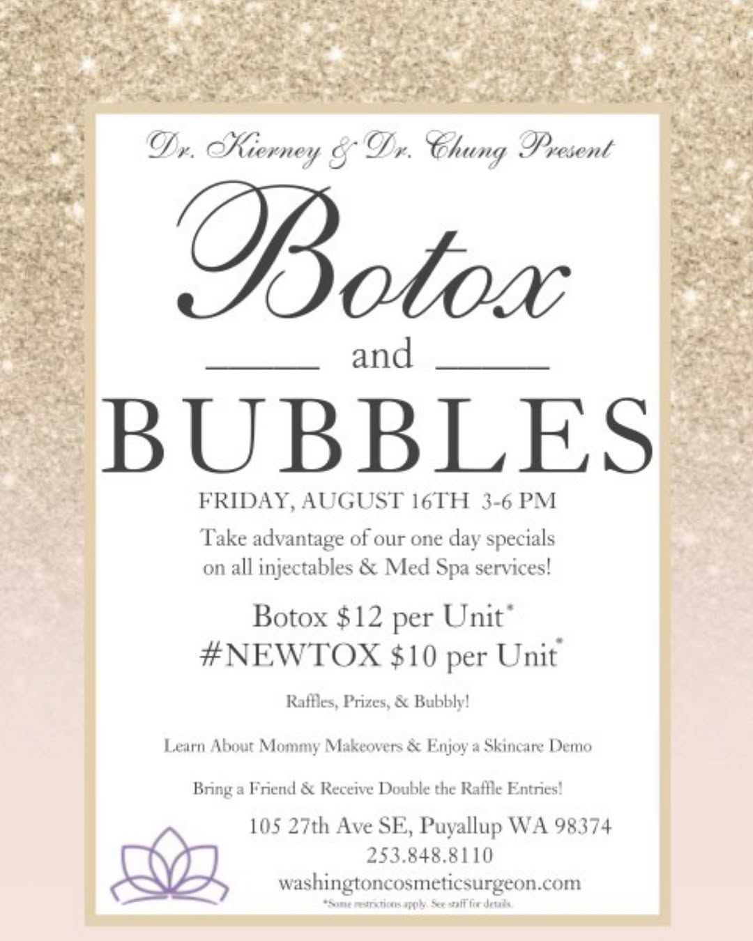 Instagram post by Dr. Philip C. Kierney: #Botox #filler #injectables #bubblesandbotox #deals #transformation #beauty #puyallup #tacoma #face #plasticsurgery #breastaumentation #tumm…