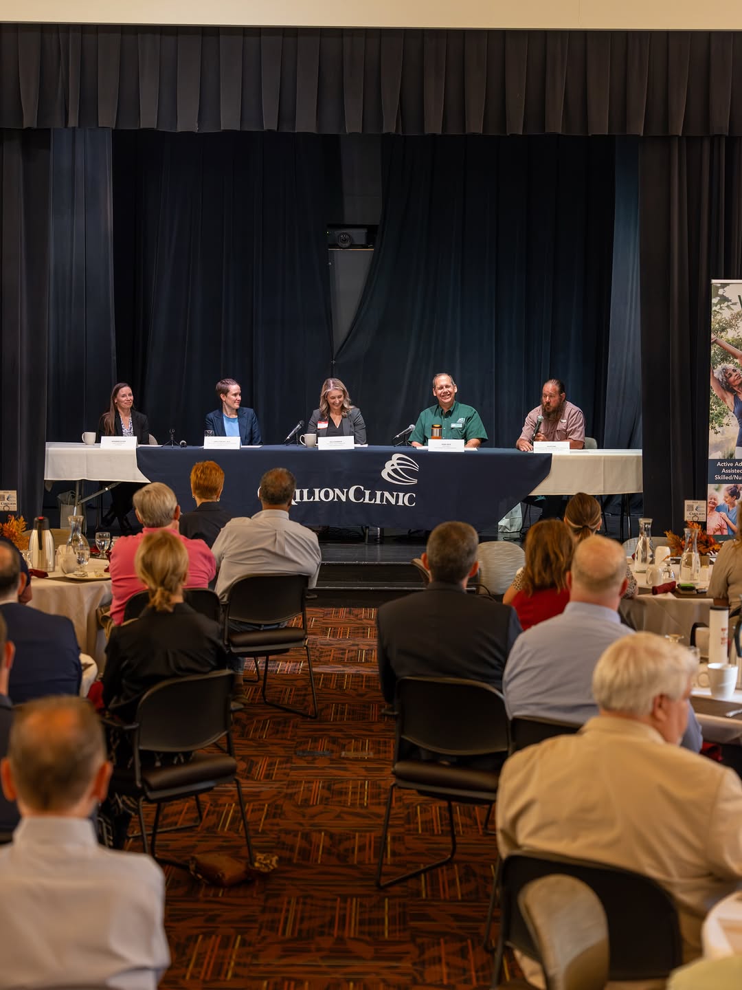 Instagram post by Dr. Philip Grubbs: What will it take for Montgomery County to grow well? At our September Eggs & Issues, leaders from manufacturing, technology, banking, agric…
