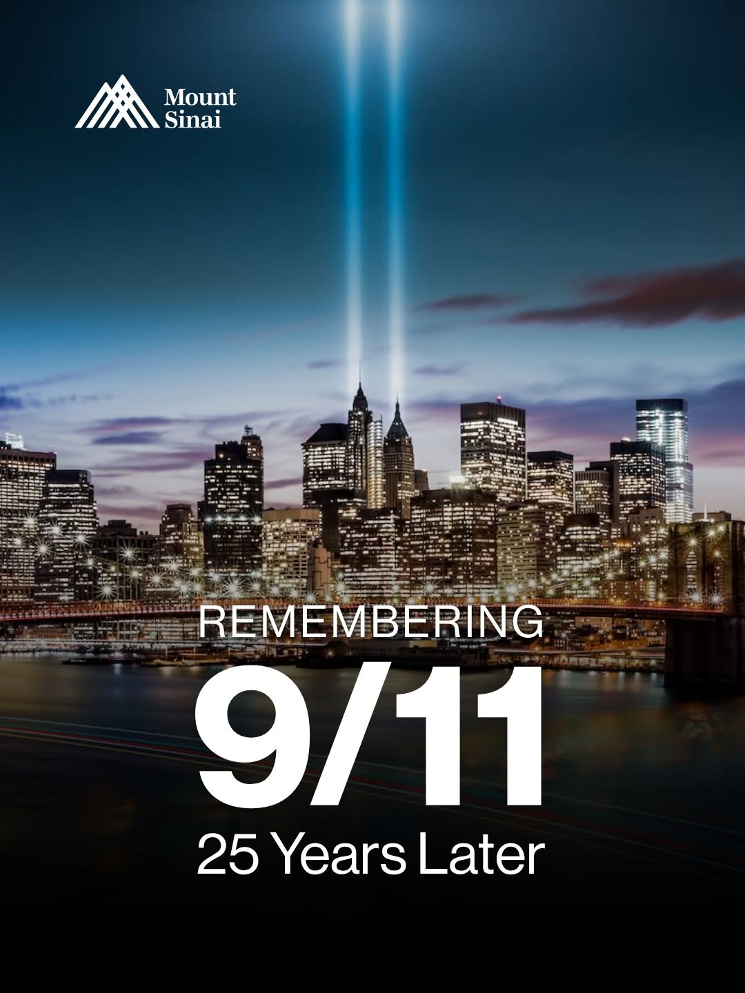 Instagram post by Dr. Philip J. Torina: Twenty-five years ago, our nation experienced a tragedy that changed us forever. On this 25th anniversary of September 11, we reflect on the…