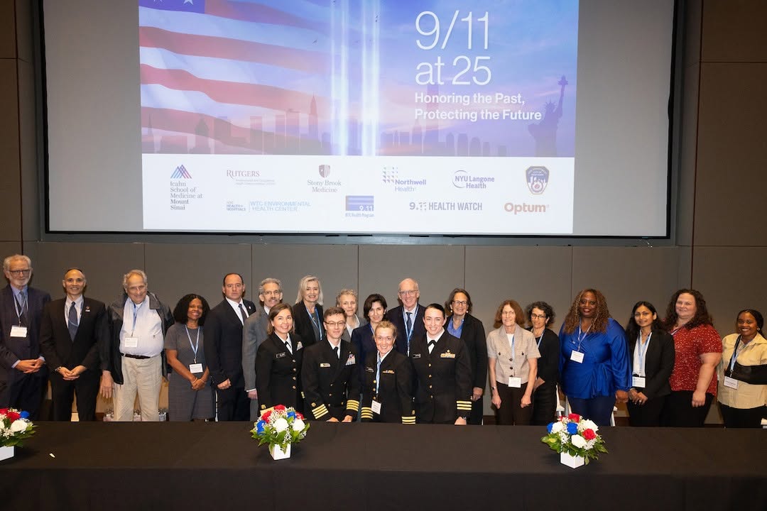 Instagram post by Dr. Philip J. Torina: Mount Sinai Health System came together to commemorate 25 years since 9/11, honoring those we have lost and reflecting on its lasting impact…