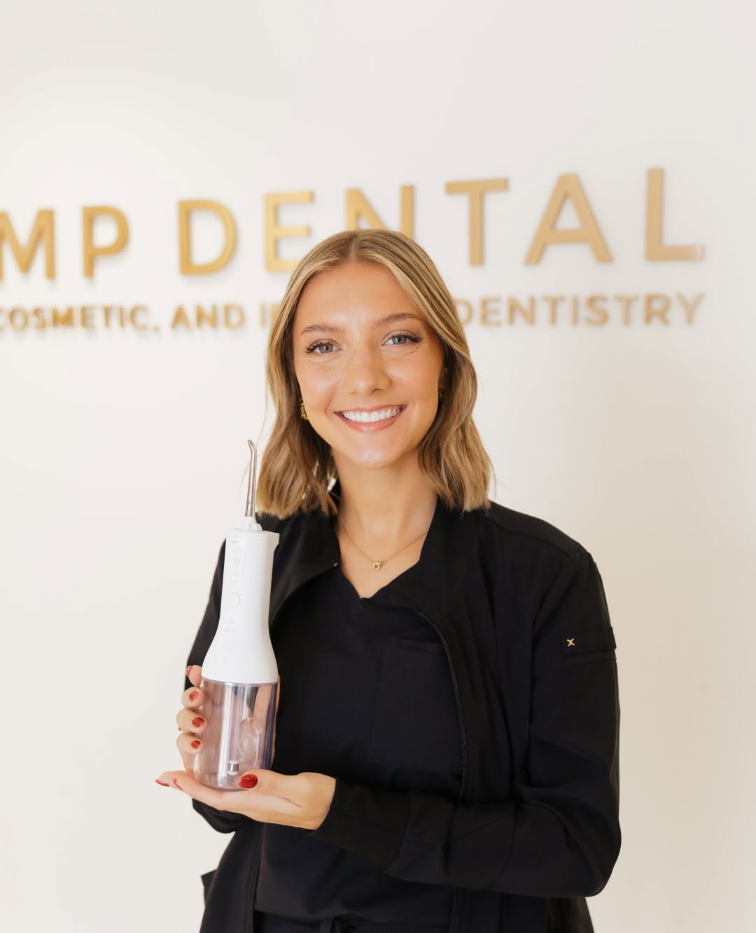 Instagram post by Dr. Phillip Kemp, DDS: Ready to take your oral care routine to the next level? ✨🦷 Pick up your Philips Sonicare Water Flosser at Kemp Dental! 💦 A great addition …