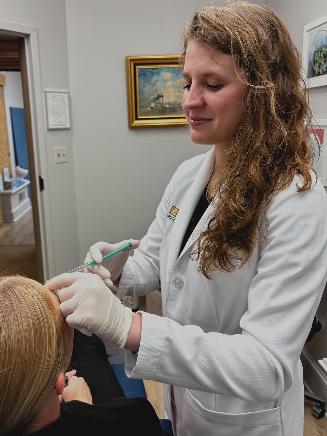 Instagram post by Dr. Phillip Langsdon: Dr. Sarah E. Langsdon is in clinic today seeing patients for Botox, Dermal Fillers, Pre-op appointments for her upcoming surgeries & New Pat…