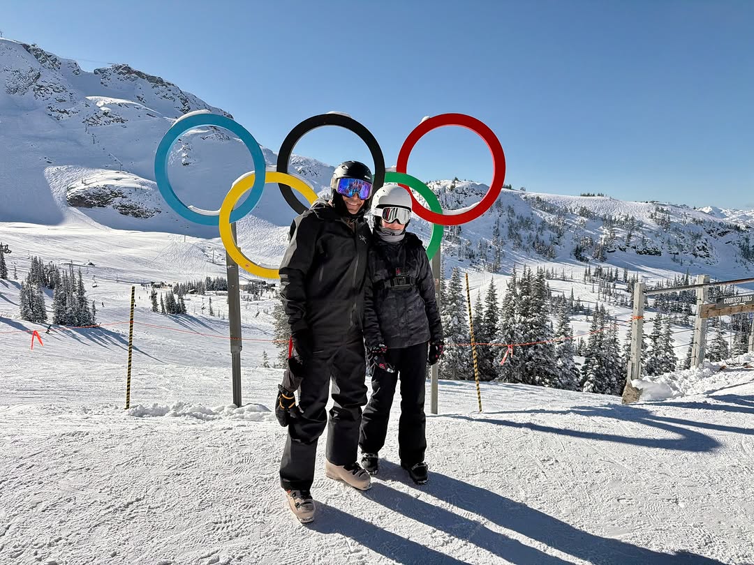 Instagram post by Dr. Prabhat Bhama: Amazing day of skiing with our older daughter. #Whistler #ski #canada