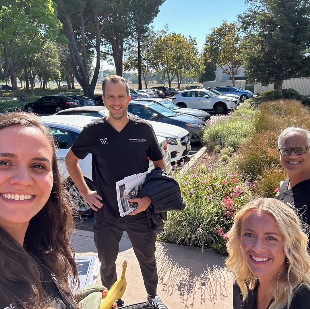 Instagram post by Dr. Pradeep K. Sinha: Our team recently attended the Hair Preceptorship in San Jose, CA. They learned about the latest advancements in hair restoration technology…