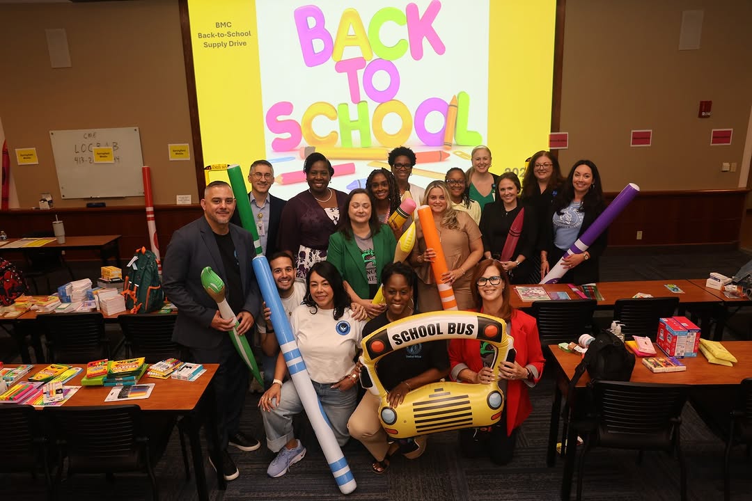 Instagram post by Dr. Pranay Parikh: By now the kiddos are #backtoschool, and thanks to our team members, they headed back ready to succeed! 🌟 This back-to-school season, #Bays…