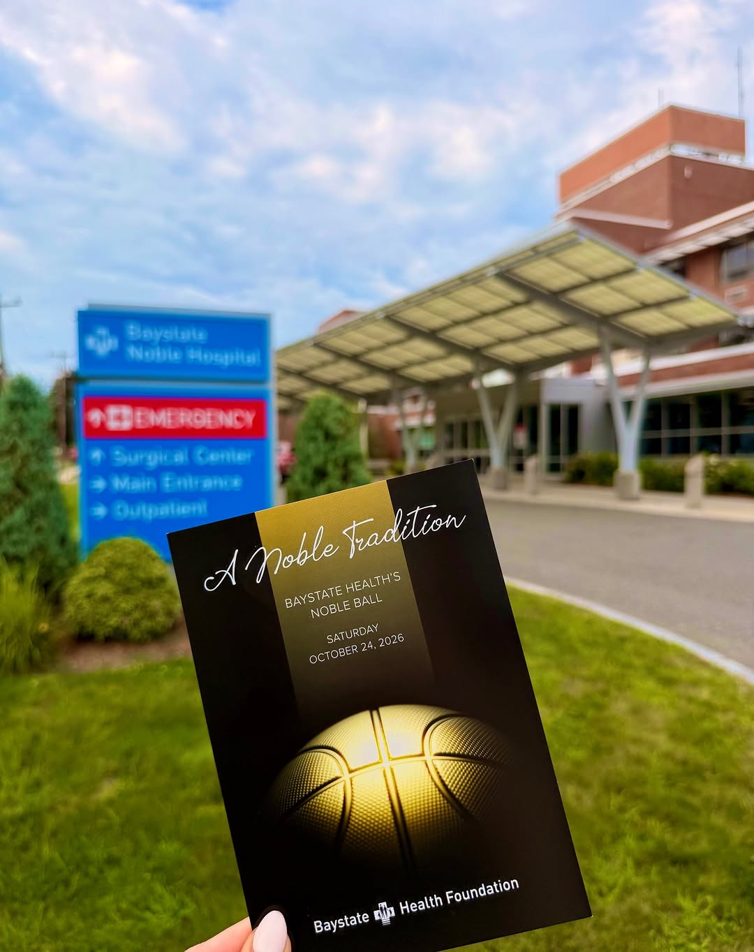 Instagram post by Dr. Pranay Parikh: New Date. New Location. Same Great Mission. 🌟 The #BaystateHealth Foundation Noble Ball is moving to October — and we’re taking the celebra…