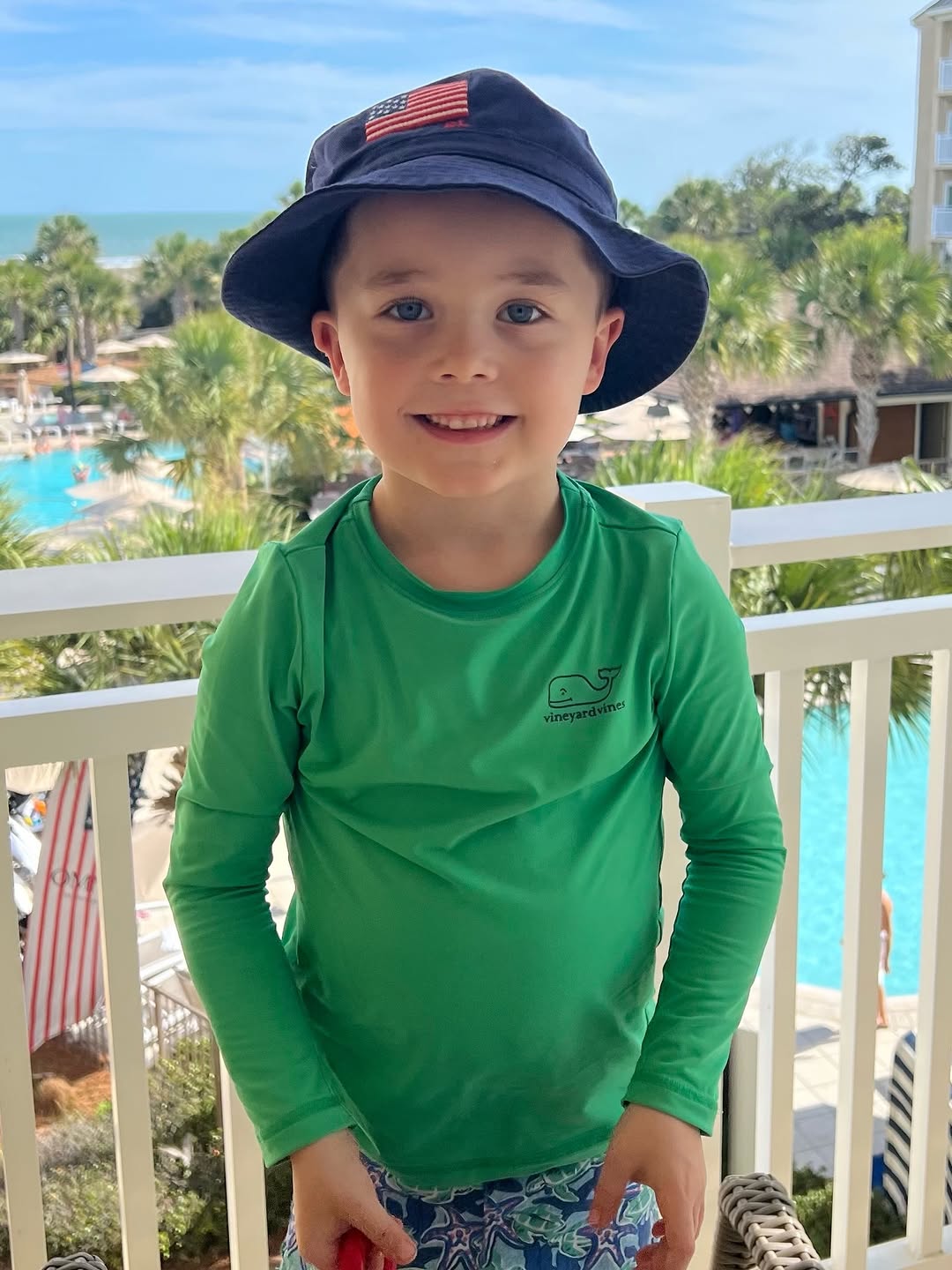 Instagram post by Dr. Quenby Erickson, DO, FAAD, FACMS: Don’t forget to cover up or at least wear your sunscreen while you’re outdoors enjoying the holiday weekend! ❤️🤍💙