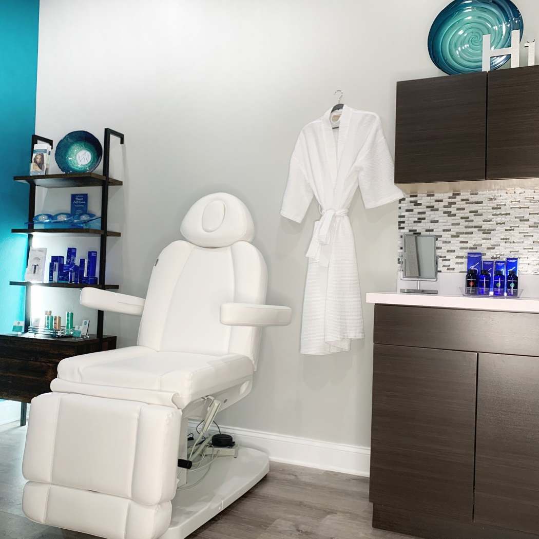 Instagram post by Dr. Quintessa Miller: Here's a peek into 1 of 3 of our consultation rooms at Miller Plastic Surgery. Whether you are here for a surgical consultation with Dr. Mil…