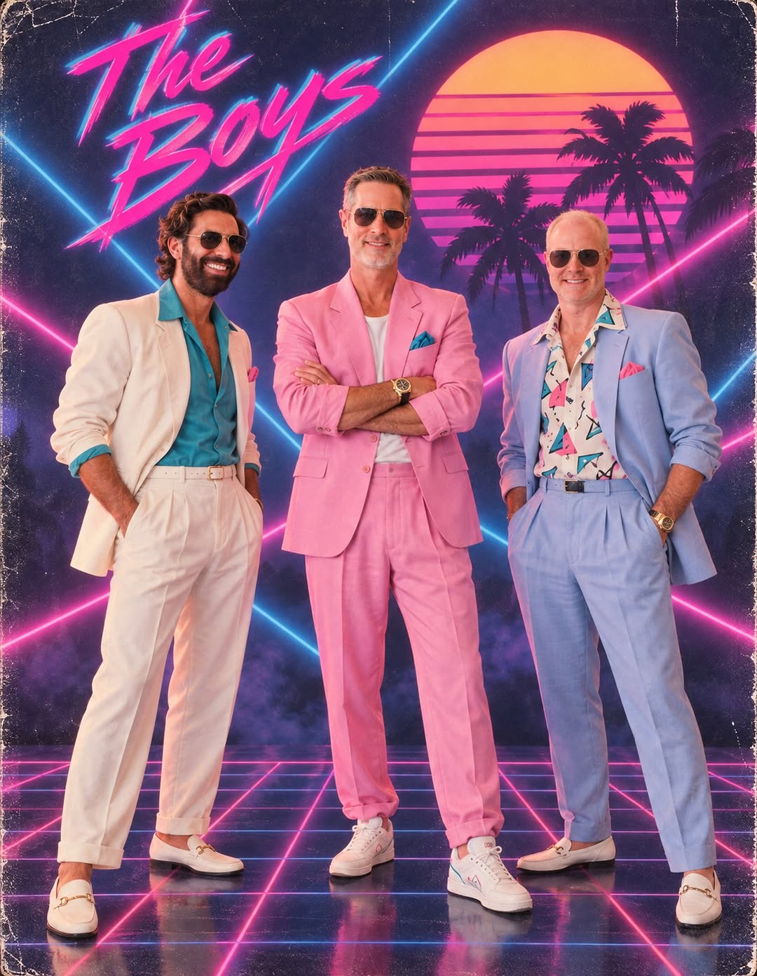 Instagram post by Dr. R. Clark Mooty: Jumping’ on the 80’s trend #LPSI . . . #80s #80strend #lubbock @doctor.daniele @doctorschmid @lubbockplasticsurgeryinstitute @medspa_lpsi