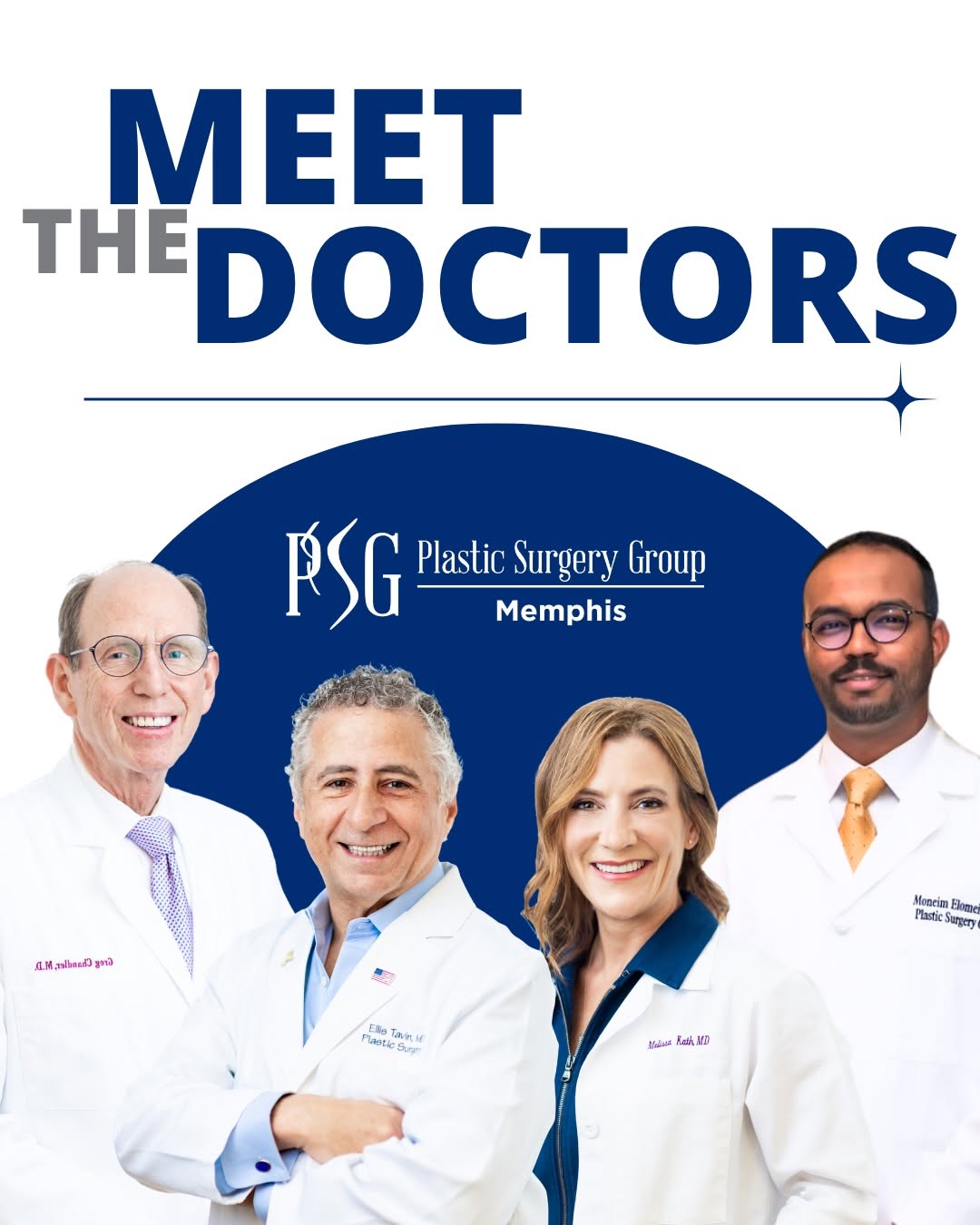 Instagram post by Dr. R. Louis Adams: Meet the doctors who make it all happen🤍 The hands and hearts behind your care. They take the time to truly listen, understand your goals, …