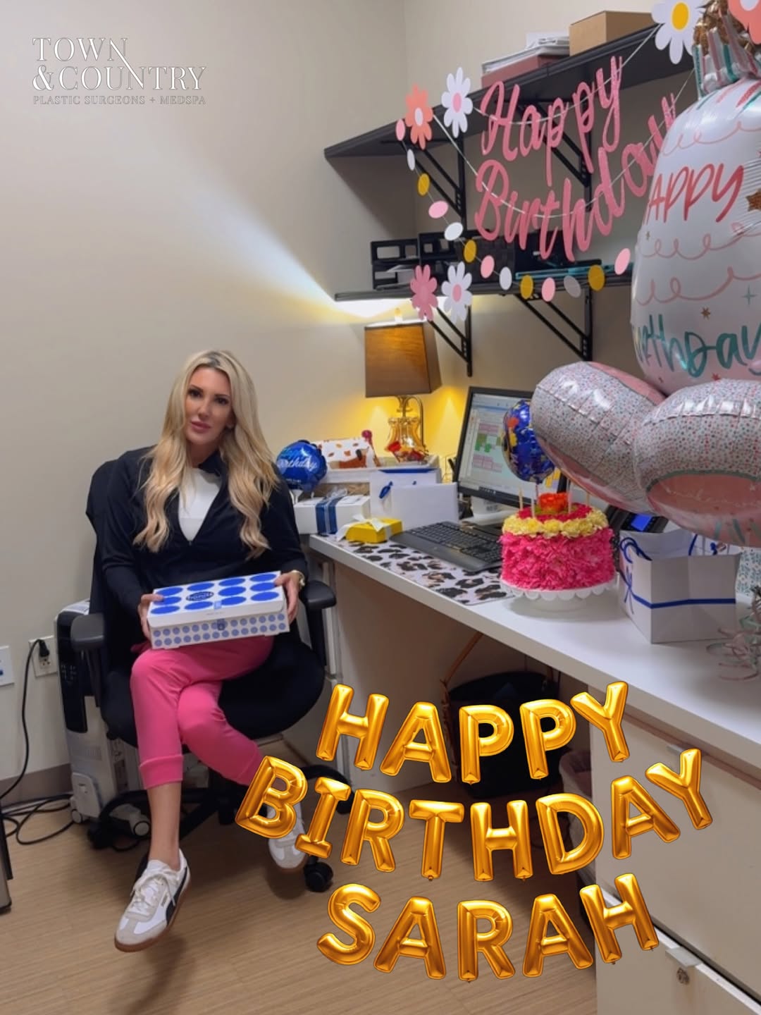 Instagram post by Dr. R. Scott Yarish: Happy Birthday, Sarah! 🎉✨ Wishing the happiest birthday to our amazing aesthetician, Sarah! Your talent, passion, and dedication to helping…