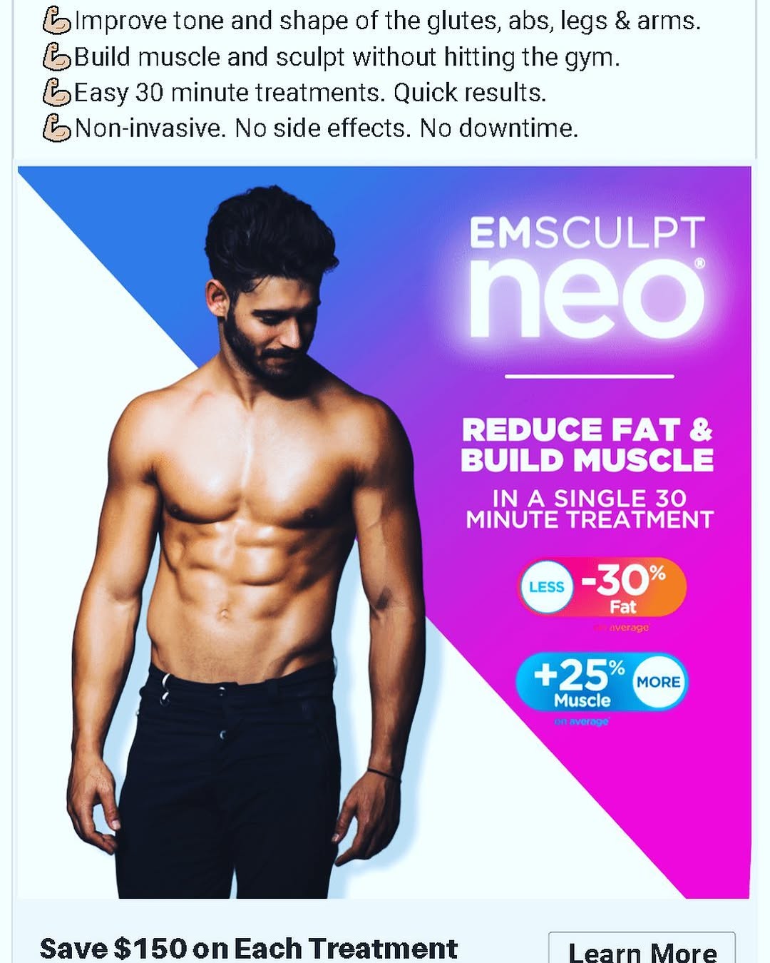 Instagram post by Dr. Rafael C. Cabrera: #EmsculptWeek #EmsculptNeo