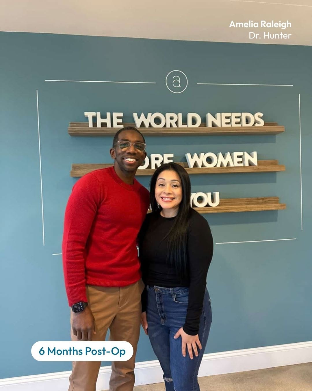Instagram post by Dr. Rafi Fredman: Getting messages like this is what makes this job so meaningful. Restoring a woman's confidence and helping her feel comfortable in her own …