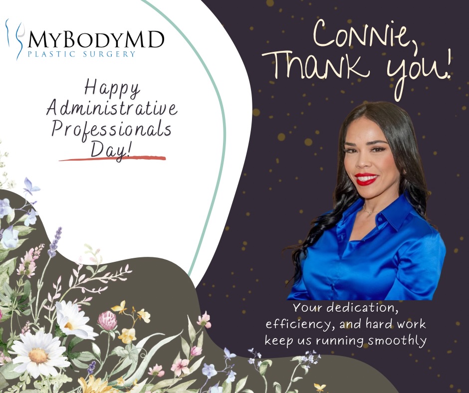 Instagram post by Dr. Rafi S. Bidros: Happy Admin Day, Connie! 🎉💻✨ Thank you for all your hard work and dedication—you keep us all together (and sane 😅)! You’re not just part …