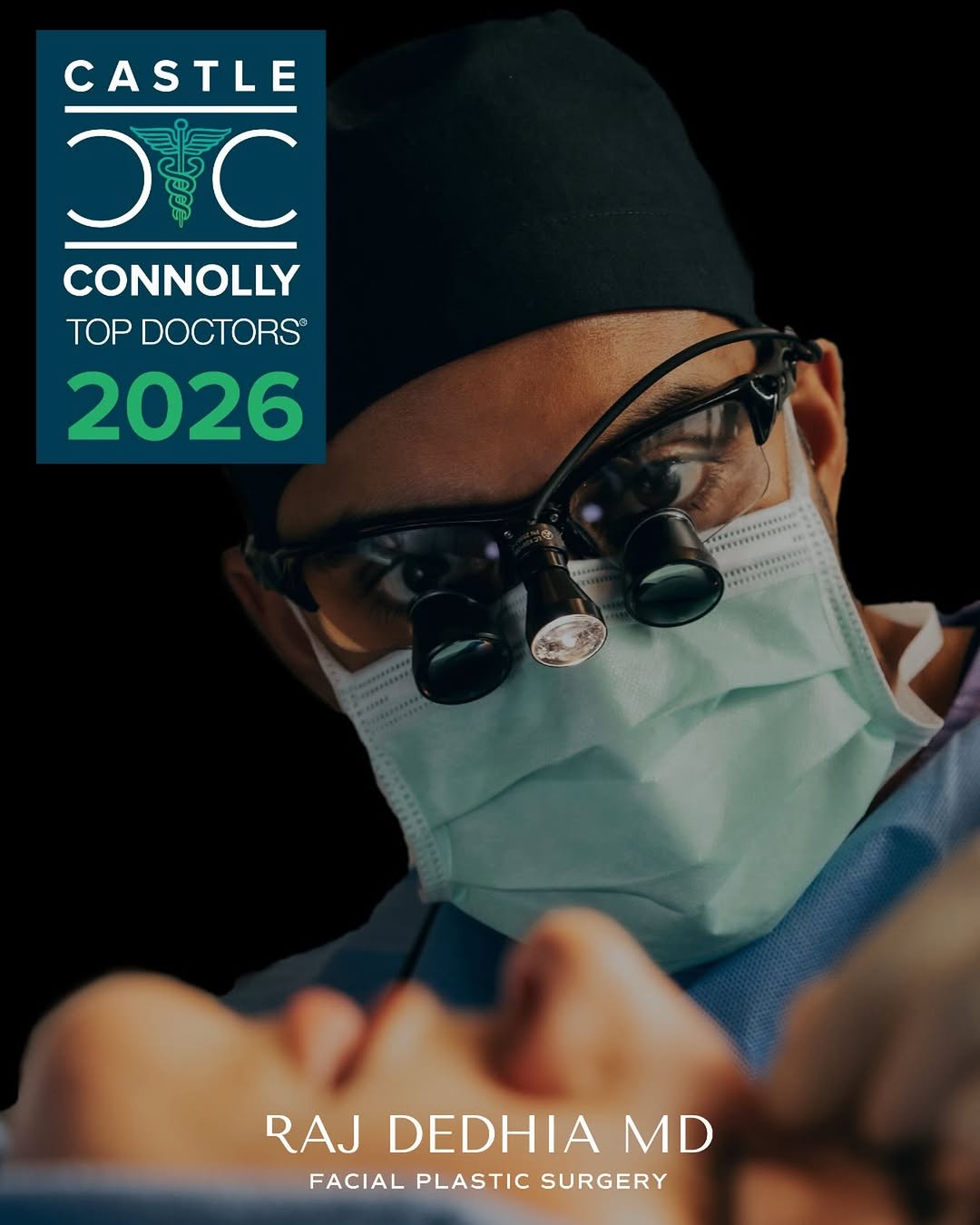 Instagram post by Dr. Raj Dedhia: Six years in a row. I’ve been named a 2026 Castle Connolly Top Doctor and while awards are never the goal, sustained recognition from physic…