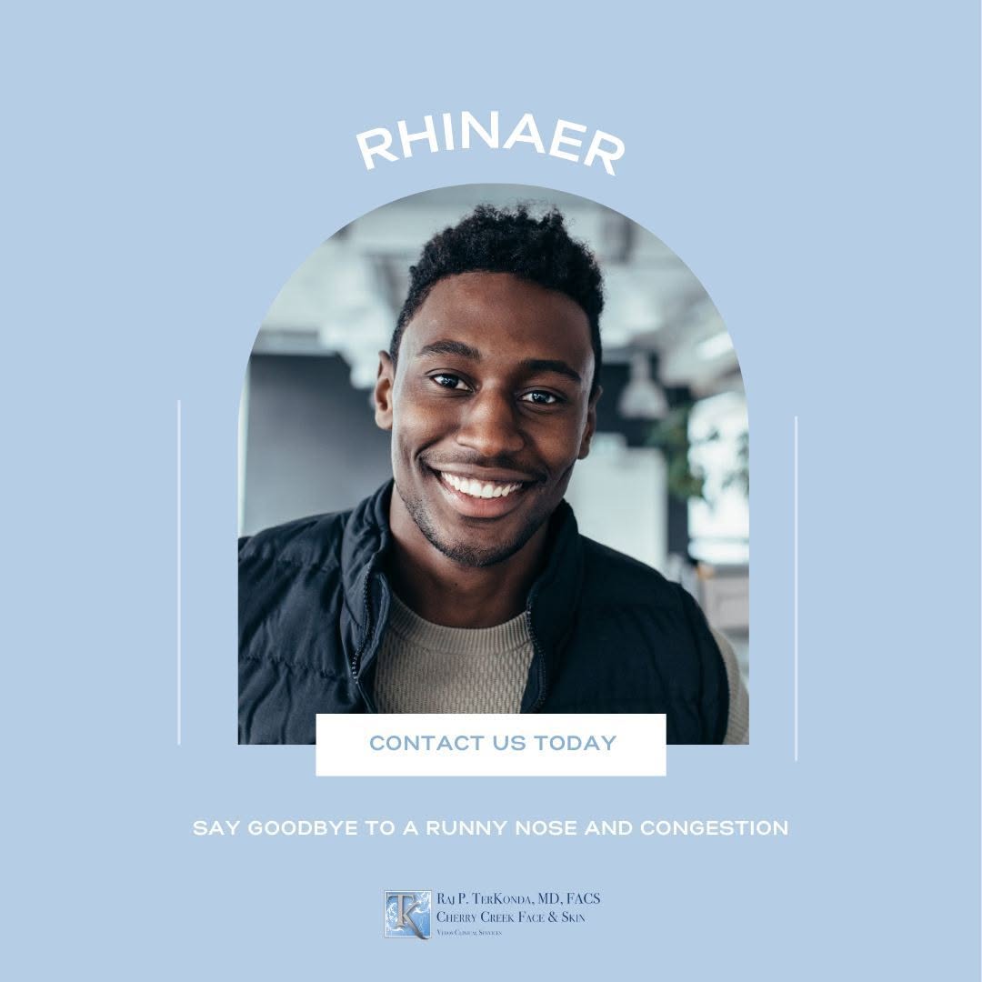 Instagram post by Dr. Raj P. TerKonda: RhinAer treatments use a small wand to help counteract the production of mucus and minimize congestion 👨⚕️ . There is no downtime needed a…