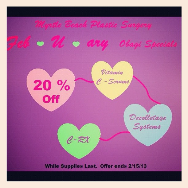 Instagram post by Dr. Ralph F. Cozart: Treat yourself! #february #obagi #specials 😍