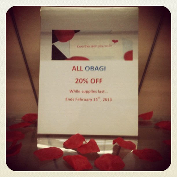 Instagram post by Dr. Ralph F. Cozart: All of our #obagi is 20 % off till the 15th of Feb! #treatyourself ❤