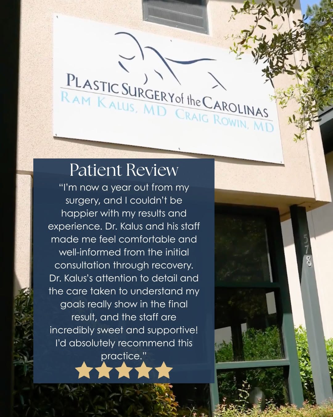 Instagram post by Dr. Ram Kalus: A year later and still loving the results 🤍 We’re so grateful for patients who trust the PSOC team with their care from consultation throug…