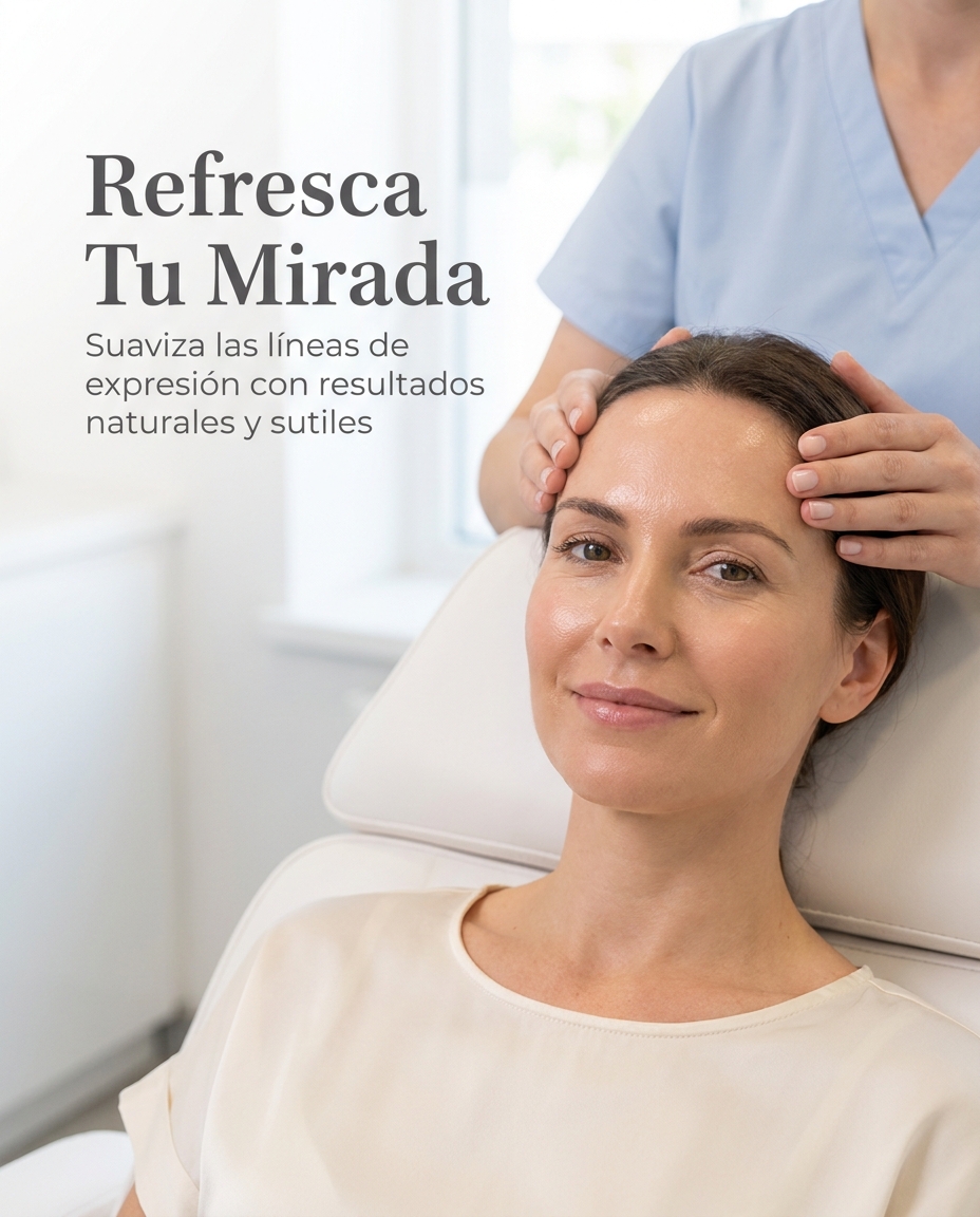 Instagram post by Dr. Ramin Sarshad: Despierta cada mañana con un rostro que refleja tu descanso real. Nuestro enfoque en Botox preserva tu expresión natural mientras suaviza su…