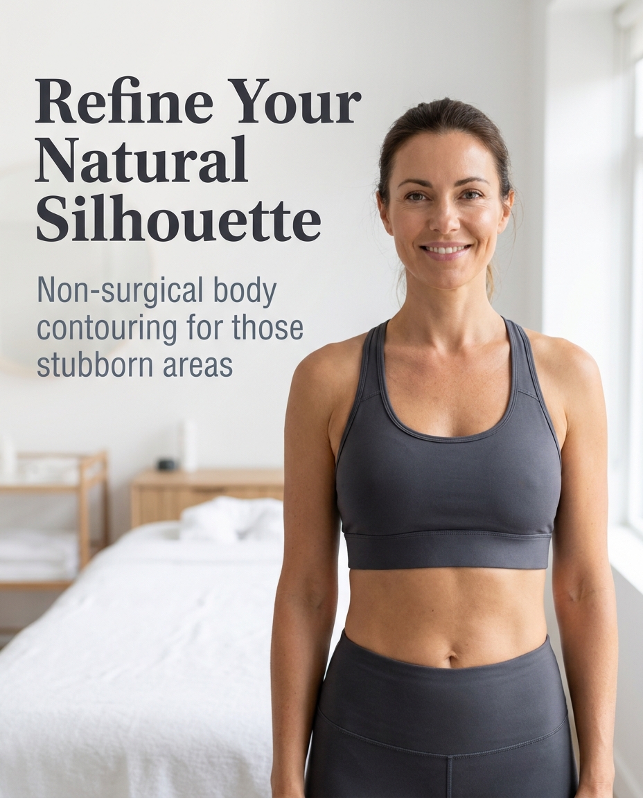 Instagram post by Dr. Ramin Sarshad: True confidence is feeling your best from every angle. At Cosmetique Aesthetics LA, we use advanced non-invasive body contouring to address …