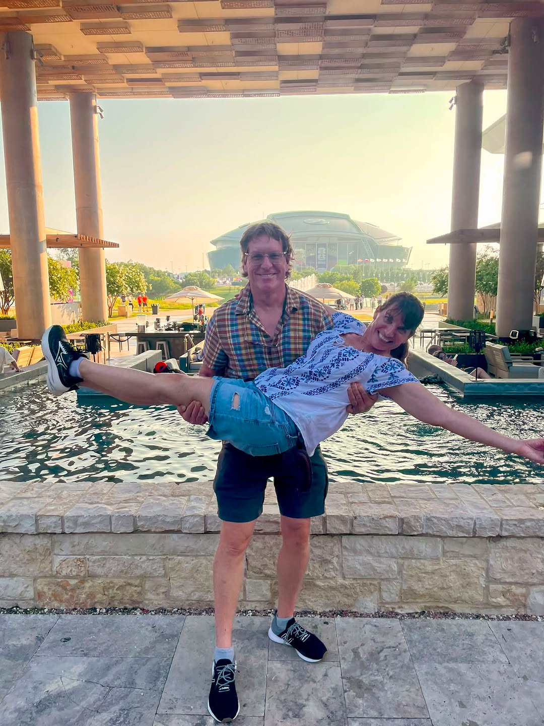Instagram post by Dr. Rebecca A. Glasser: Matt and I are back in Grand Junction after an amazing vacation ! We started our journey in Dallas to watch some World Cup action! It was am…