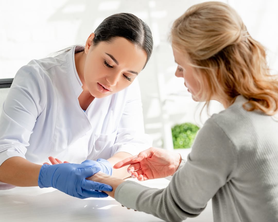 Instagram post by Dr. Rebecca Tung: It's National Psoriasis Awareness Month, and if psoriasis has been holding you back, now is the perfect time to do something about it. Flare…