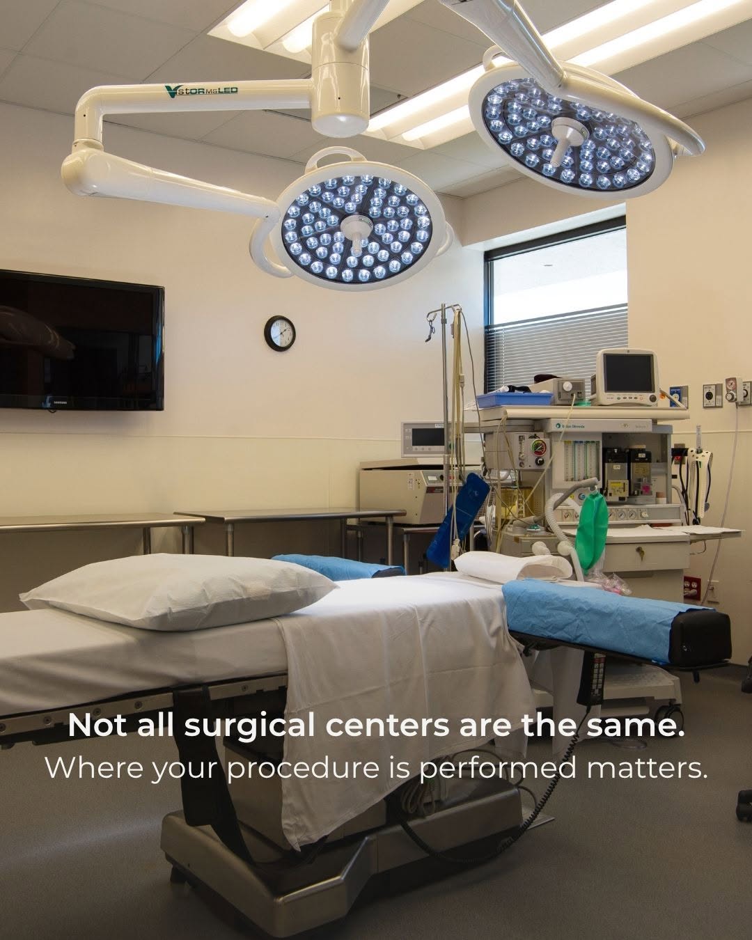 Instagram post by Dr. Ricardo L. Rodriguez: Choosing a plastic surgeon is important. Where your procedure is performed matters just as much. At CosmeticSurg, procedures are performed i…