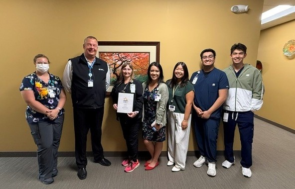 Instagram post by Dr. Richard C. Havard: A big congratulations to Tammy Jo Wilson, CMA, at Samaritan Heartspring Wellness Center for being Samaritan Albany General Hospital's August…