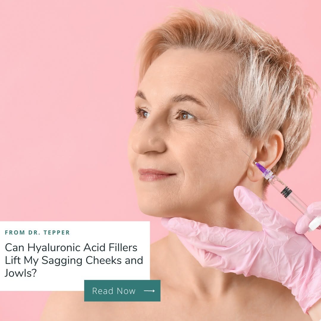 Instagram post by Dr. Richard E. Tepper: Discover how hyaluronic acid can help restore volume and firmness to your face in our latest blog! Dr. Tepper's expertise shines as he walks…