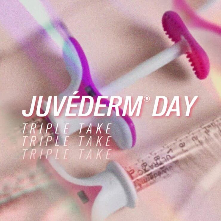 Instagram post by Dr. Richard L. Zeff: 💉Happy Juvederm Day!!!💉 🎁 The $75 BOGO Gift Card goes on sale today at NOON!!!www.juvedermday.com 🎉 The celebration continues through Au…