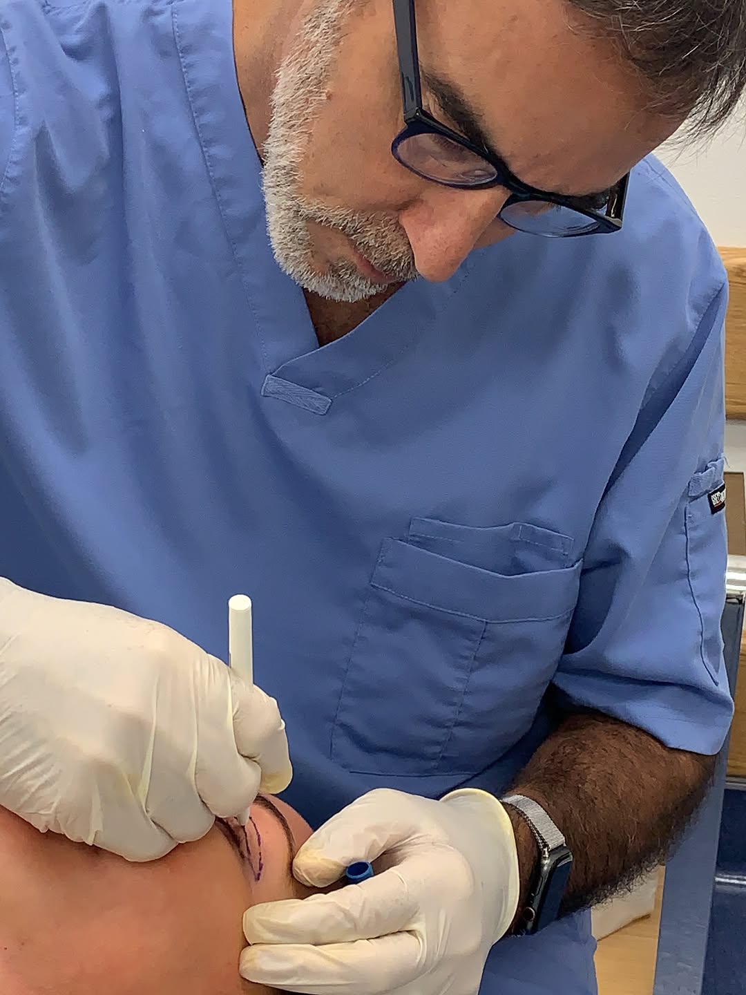 Instagram post by Dr. Richard Parfitt: What happens before remarkable results? Every facial surgery begins long before the first incision—with careful analysis, thoughtful plannin…
