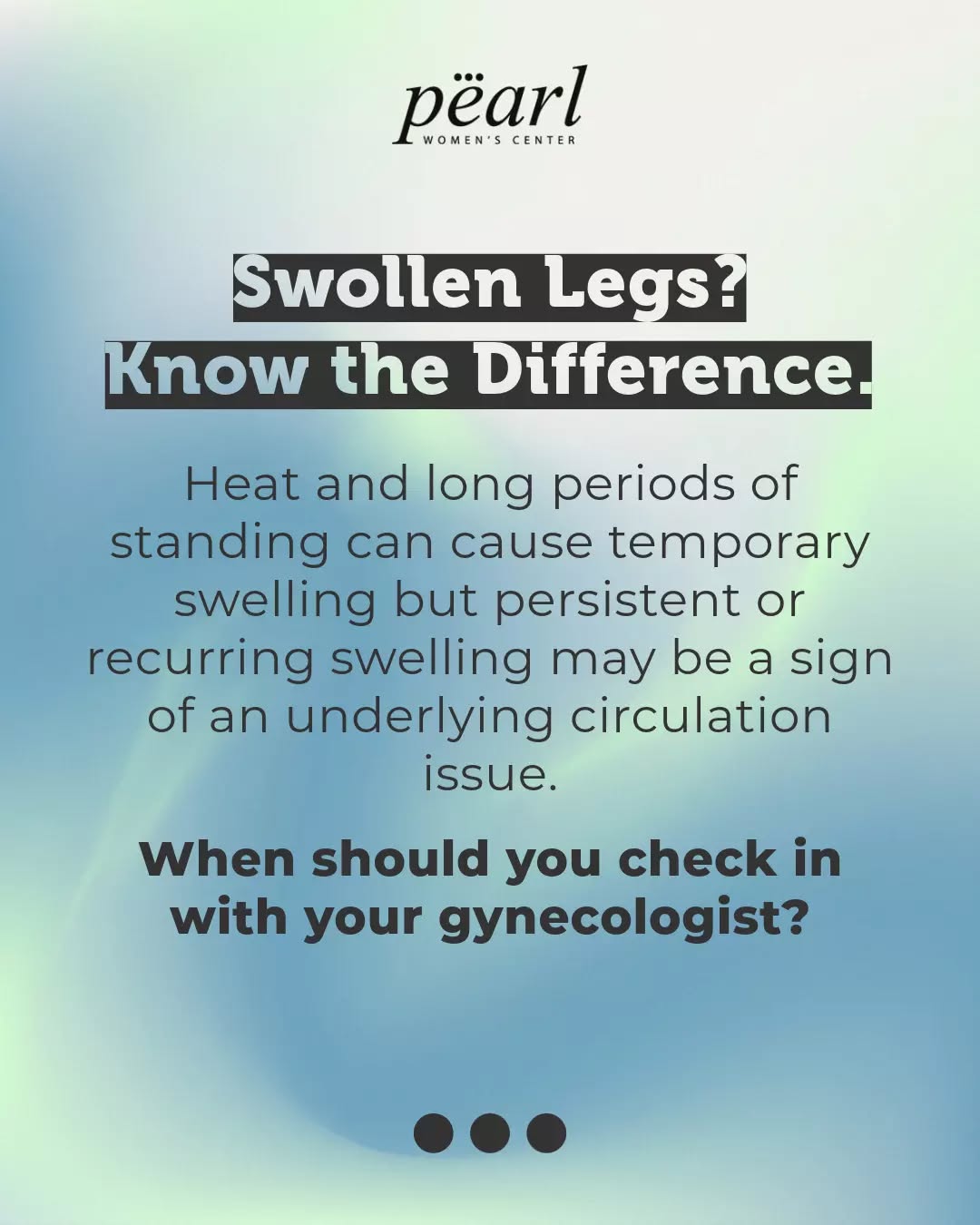Instagram post by Dr. Richard Rosenfield: Not all leg swelling is cause for concern but knowing what’s normal and what may need attention is important. 💗 Swelling can occur after pr…