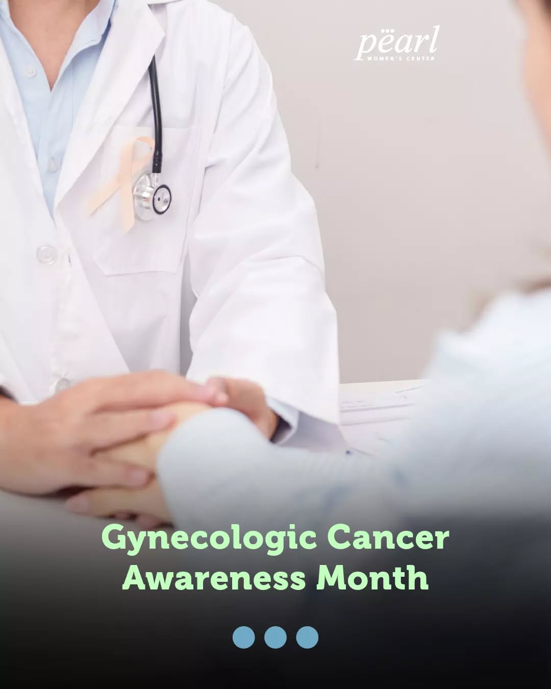 Instagram post by Dr. Richard Rosenfield: Gynecologic Cancer Awareness Month is an important reminder to stay informed about your health and know what’s normal for your body. 💗 Gyne…