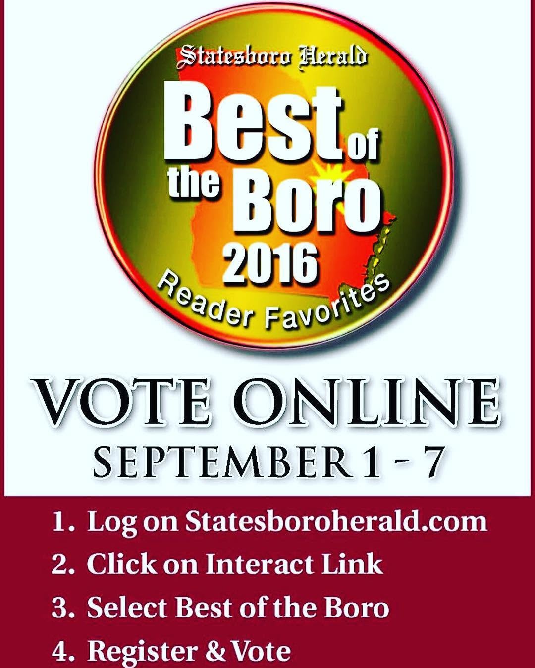 Instagram post by Dr. Ricky Lane, DDS: Voting doesn't stop for the holiday weekend! Please take a minute out of your day to cast your vote for the Best in the Boro! You can vote d…
