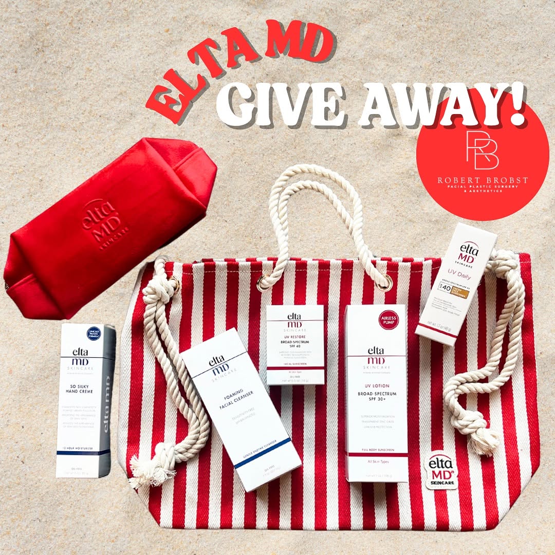 Instagram post by Dr. Robert Brobst: ☀️FUN IN THE SUN☀️ Give Away! In honor of Skin Cancer Awareness Month for the month of May, we are raffling the ultimate Elta MD Sun Defense…