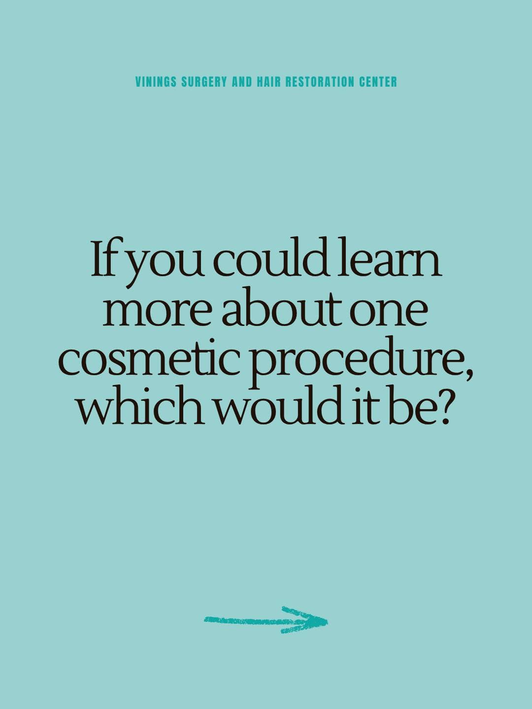Instagram post by Dr. Robert Colgrove, Jr.: Every cosmetic journey starts with a question. Whether you're curious about facial rejuvenation, body contouring, breast enhancement, or non…