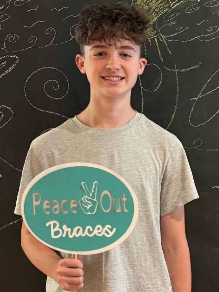 Instagram post by Dr. Robert F. Girgis, DDS: ✌🏽OUT BRACES! #bracesoff #byebyebraces #newsmile #orthodontic #woodridge