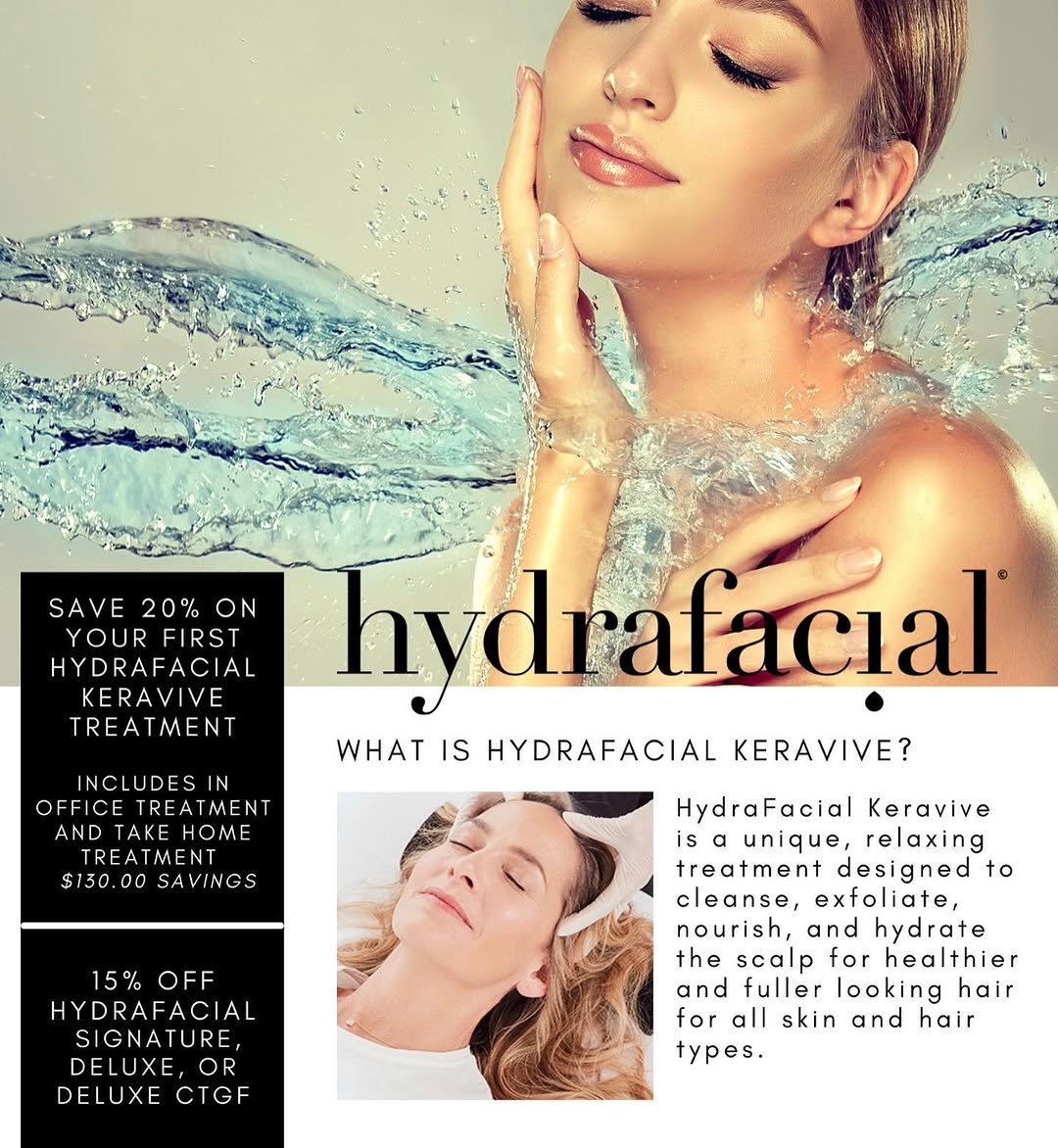Scalp health Hydrafacial promotion