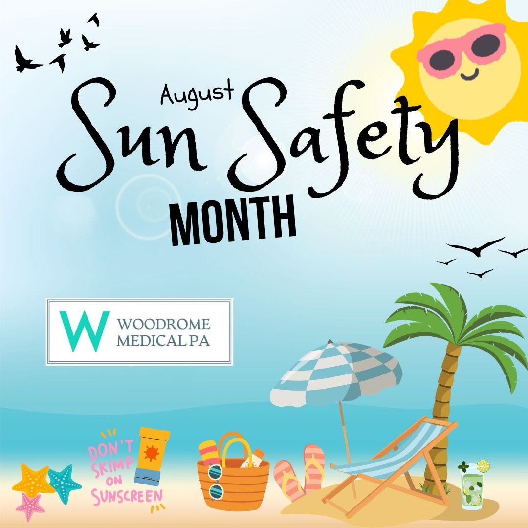 Instagram post by Dr. Robert G. Woodrome: ☀️ Is your skin protected today? Whether you’re heading out to the beach or just running errands, UV rays are at play. Protecting your skin …
