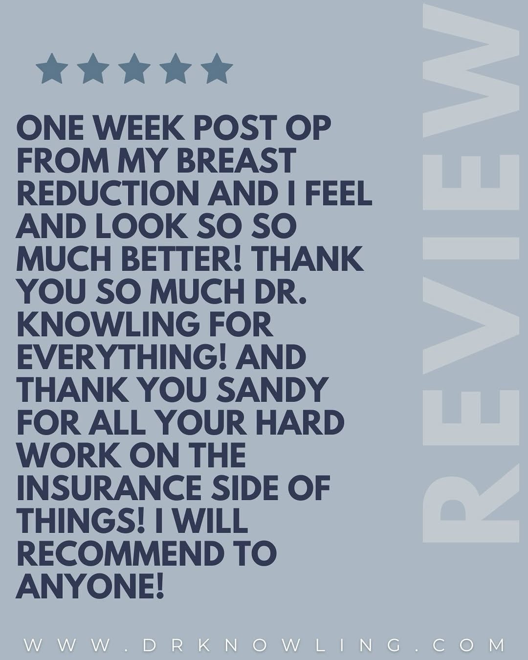 Instagram post by Dr. Robert J. Knowling: Real feedback. Real outcomes. Thank you for trusting us with your care. ________________________ 📍: Huntsville, AL 👨⚕️ Board Certified Pla…