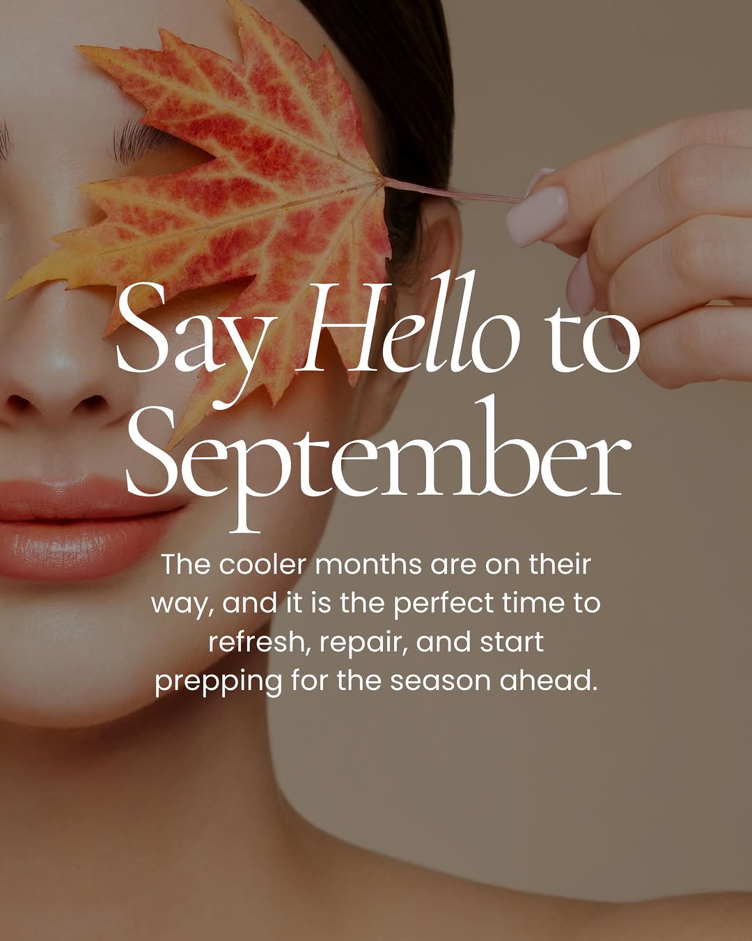 Instagram post by Dr. Robert J. Spies: Say hello to September! 🍂 ⠀ The cooler months are on their way, and it is the perfect time to refresh, repair, and start prepping for the s…