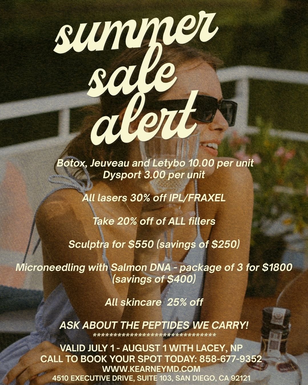 Instagram post by Dr. Robert Kearney: What better way to start of summer than with a sale? 🌞 Call now to schedule your appointment!