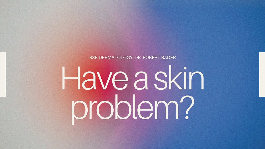 Instagram post by Dr. Robert S. Bader: Same day appointments available. RSB Dermatology. Deerfield Beach. Boca Raton. Pompano