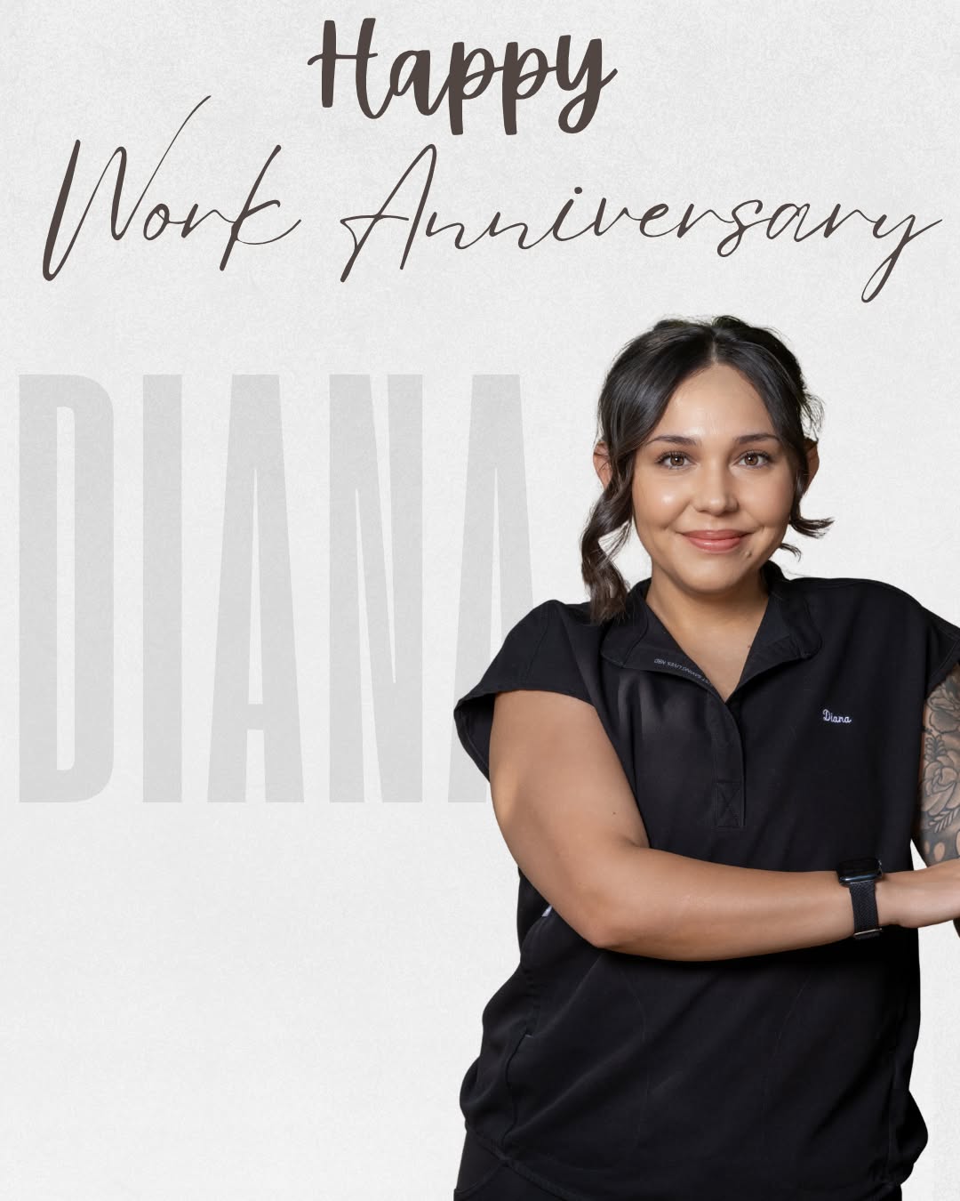 Instagram post by Dr. Robert T. Rudman, DDS, MS: 🎉 Happy Work Anniversary to our amazing Orthodontic Assistant, Diana! 🎉 We are so lucky to have you as part of our team! Thank you for you…