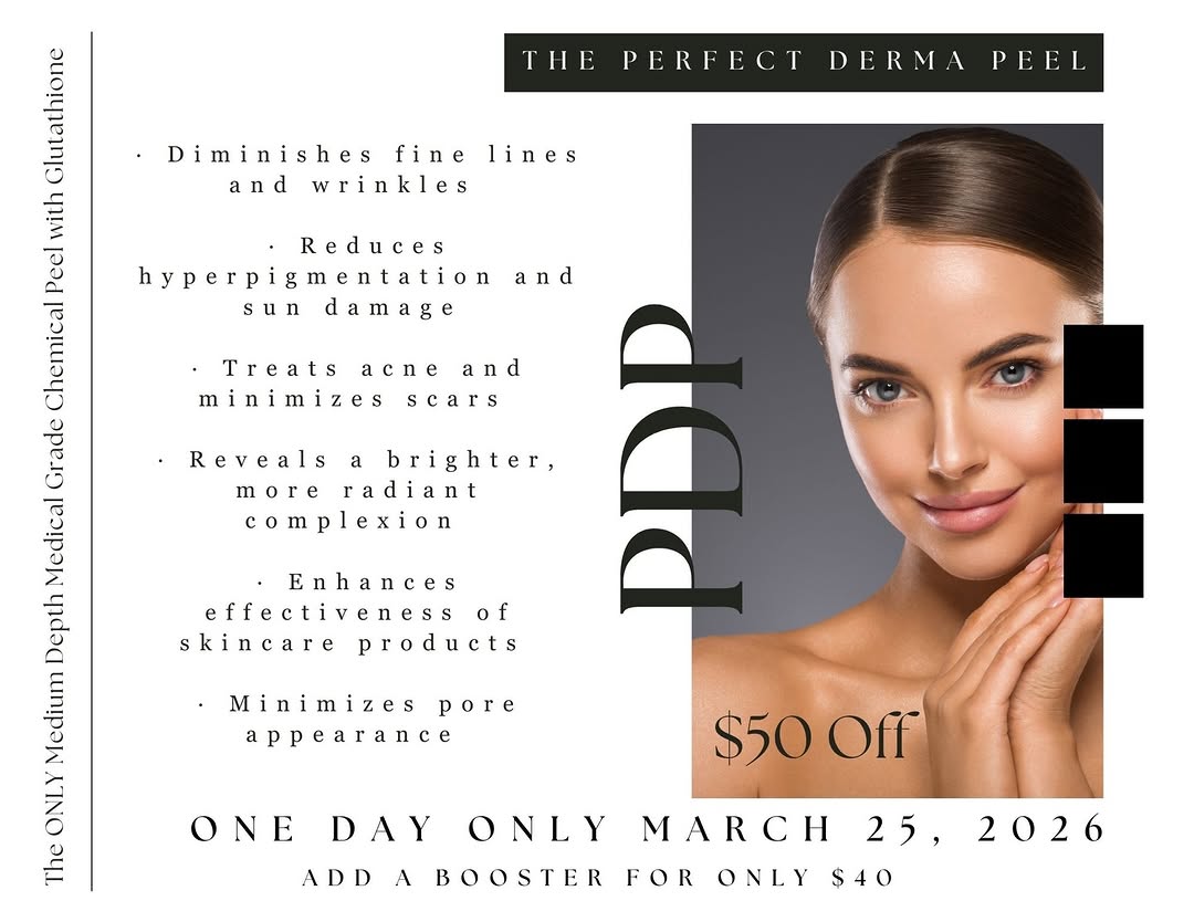 Instagram post by Dr. Robert Zieber: Peel day is coming up! $50 off @theperfectdermapeel! ☎️ Call to make your appointment today! 🗓️