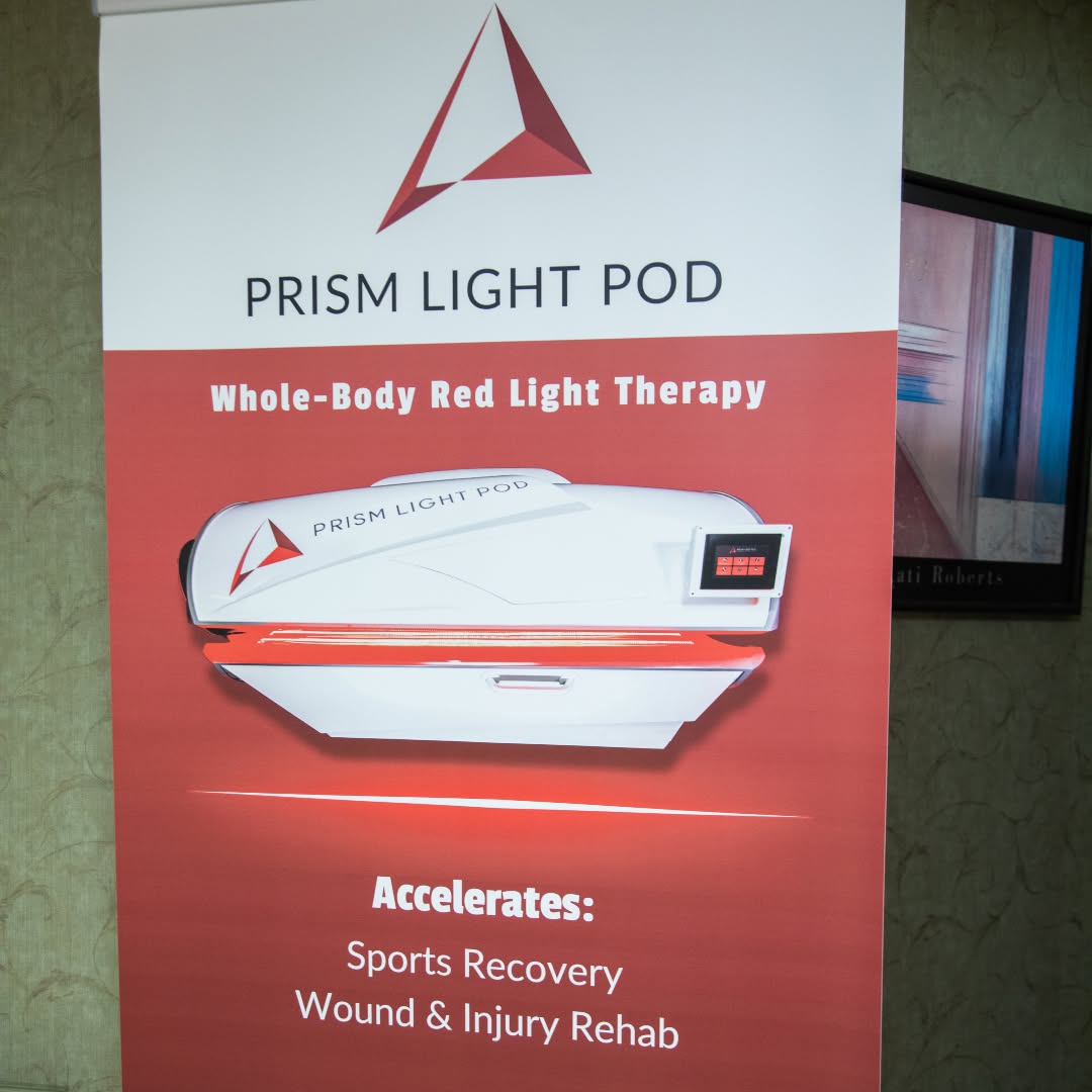 Instagram post by Dr. Robert Zubowski: Relax, recharge, and glow. The Prism Light Pod red light bed is designed to support skin health, recovery, and overall wellness. Do you have…
