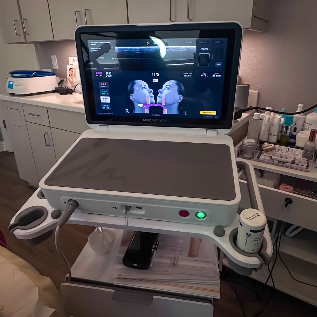 Instagram post by Dr. Robert Zubowski: Lift, tighten, and refresh—without surgery. Ultherapy PRIME® uses focused ultrasound energy to stimulate your body’s natural collagen produc…