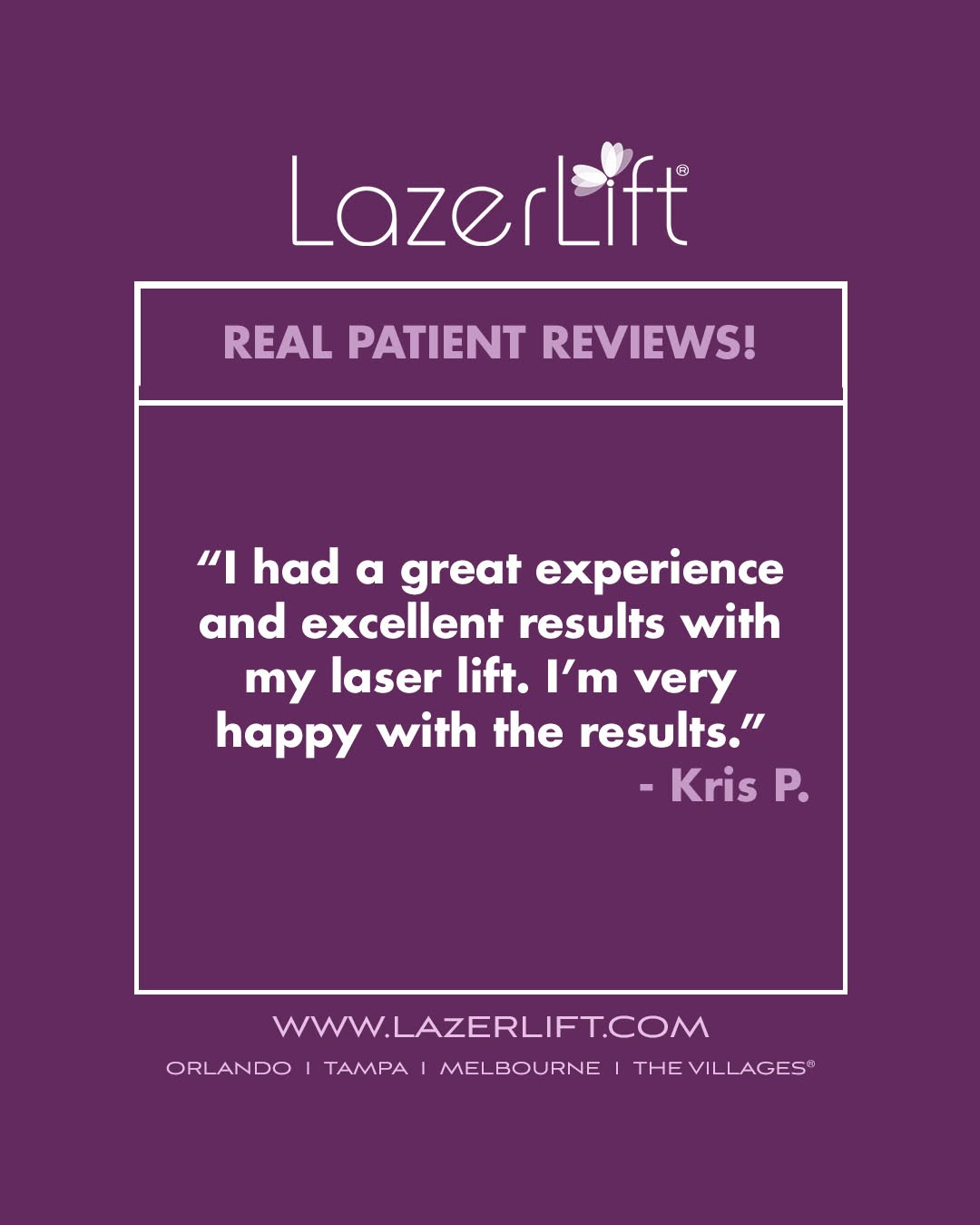 Instagram post by Dr. Roger Bassin: Great experience, excellent results. Combat the common signs of facial aging with LazerLift® to look and feel young again! Check out what pa…